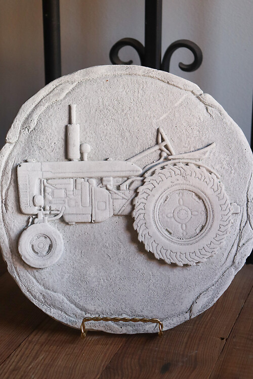 Tractor Garden Stone
