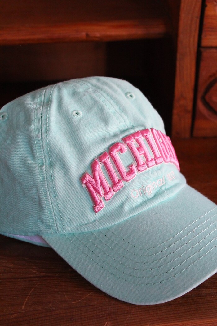 Aqua Michigan Ball Cap