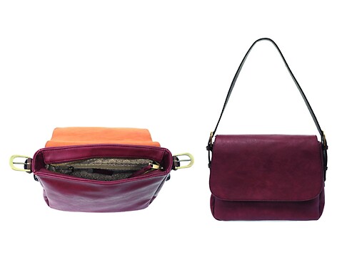 Merlot Convertible Crossbody Bag