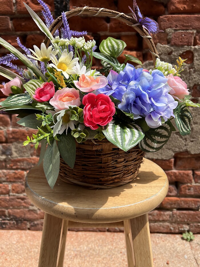 Colorful Silk Basket